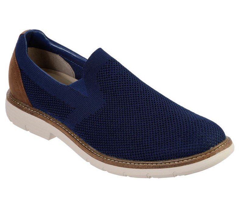 Skechers Lite Lugg - Woods - Mens Slip On Shoes Navy [AU-YC7331]